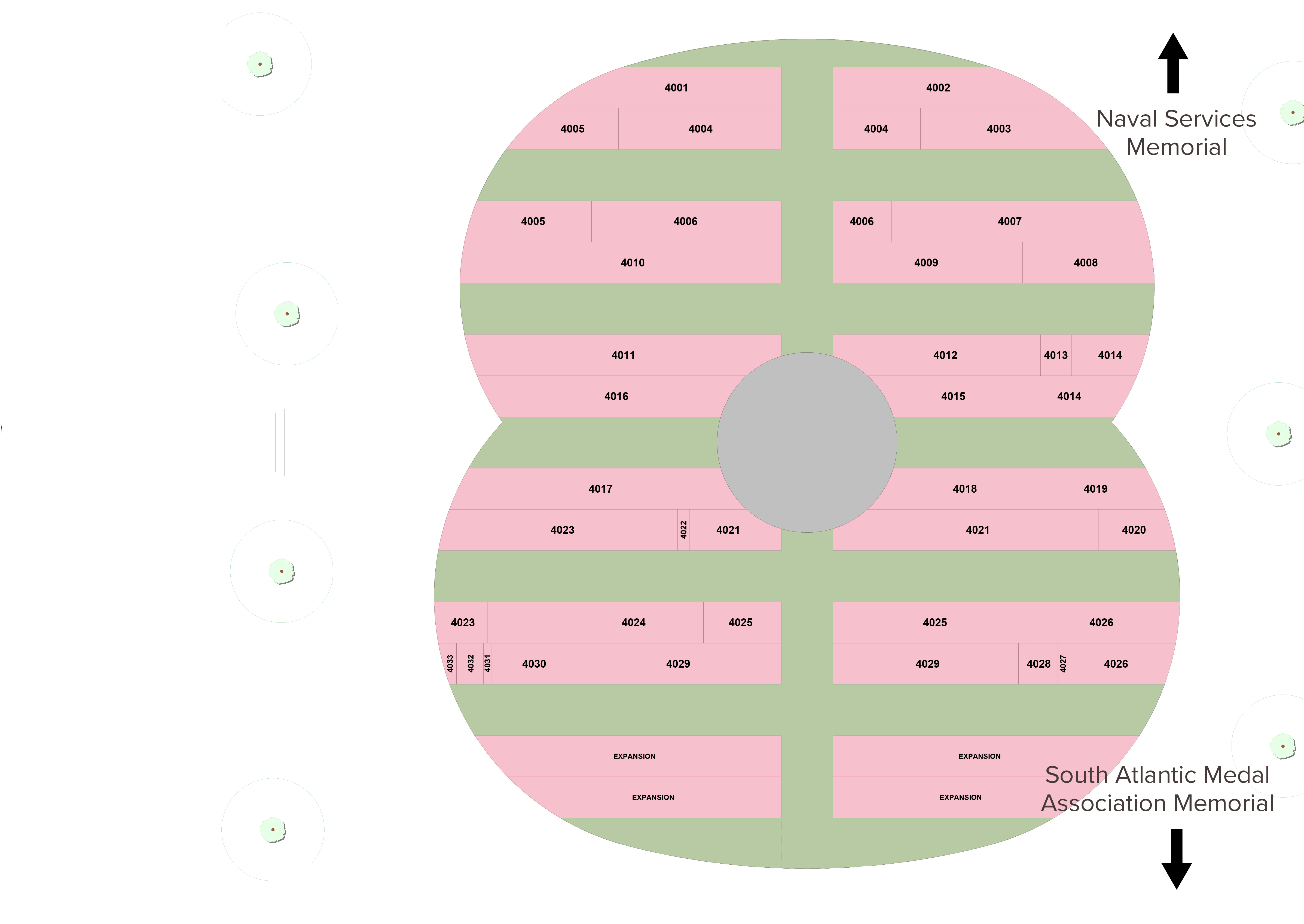 Map of the Field of Remembrance 2023