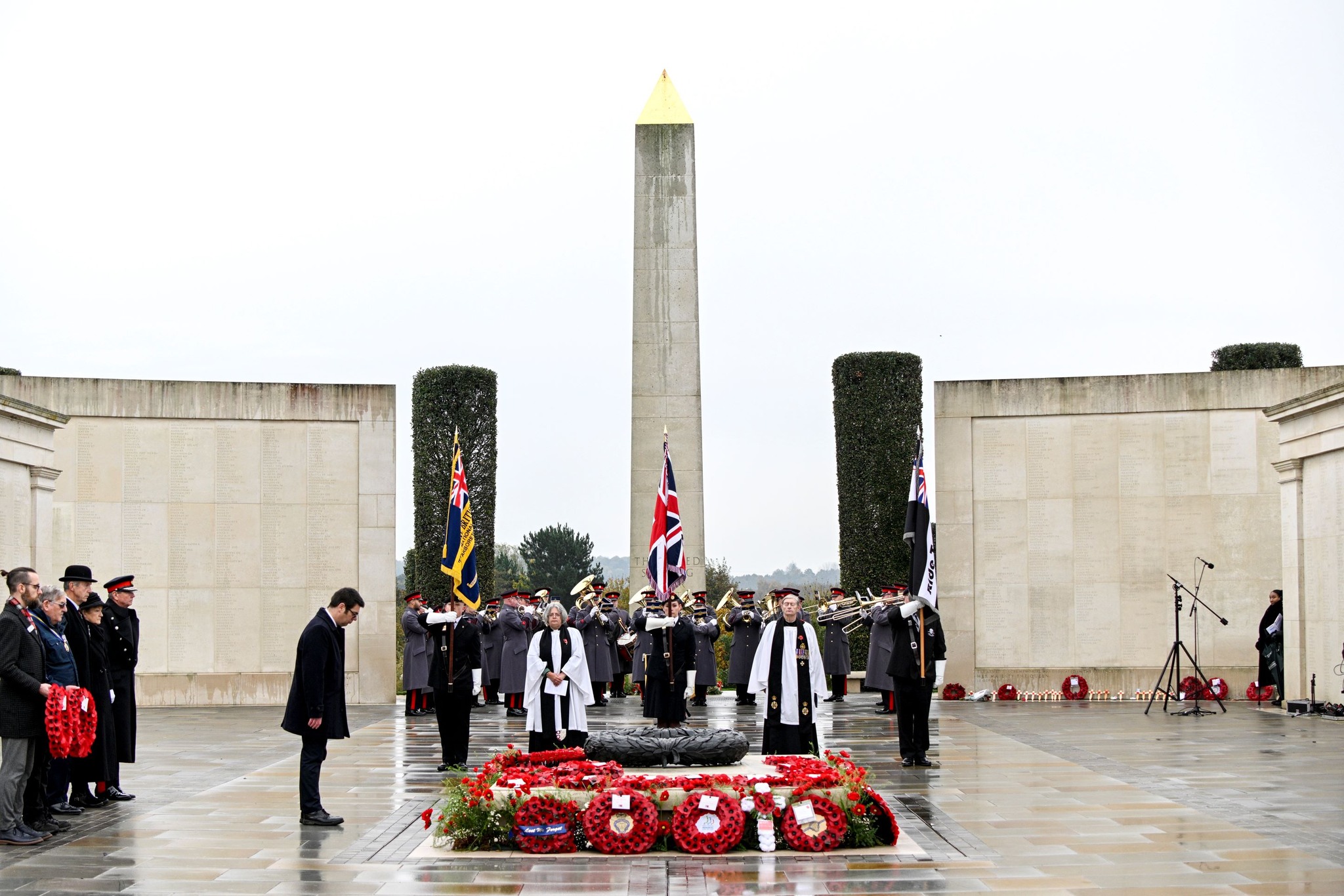 Wreath Laying on the Armed Forces Memorial