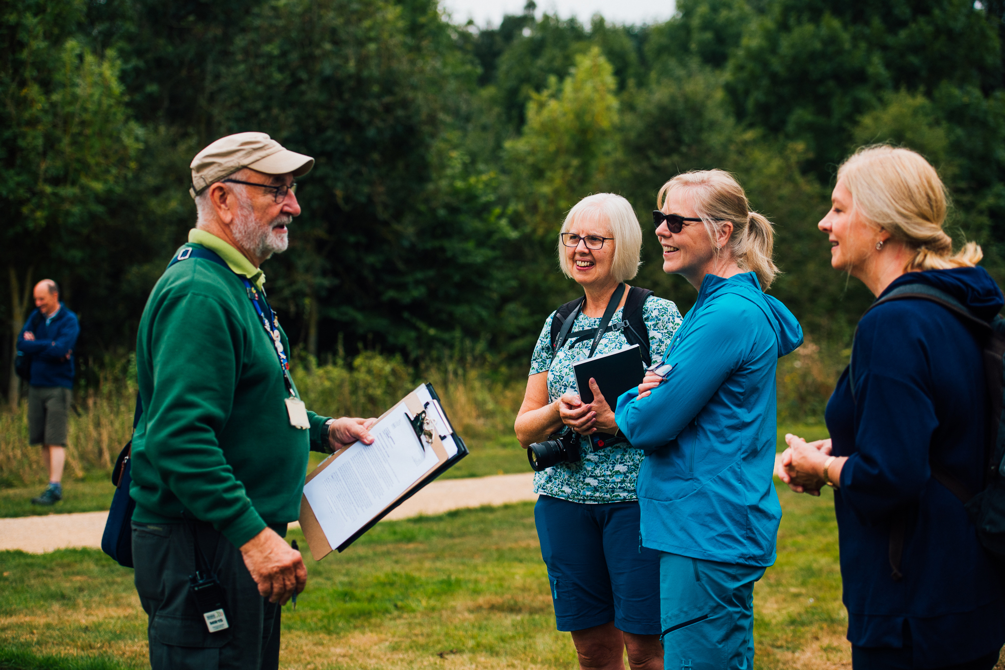 Arboretum Guide delivering a guided walk