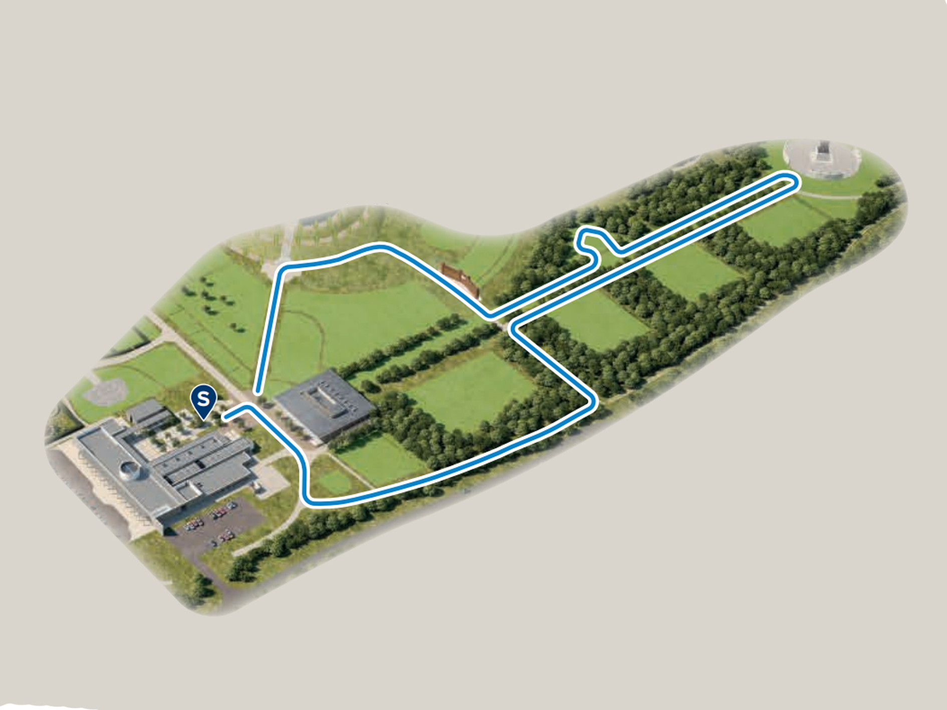 Guidebook Blue Route Map