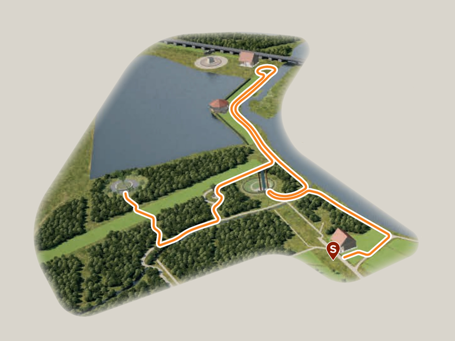 Guidebook Orange Route Map