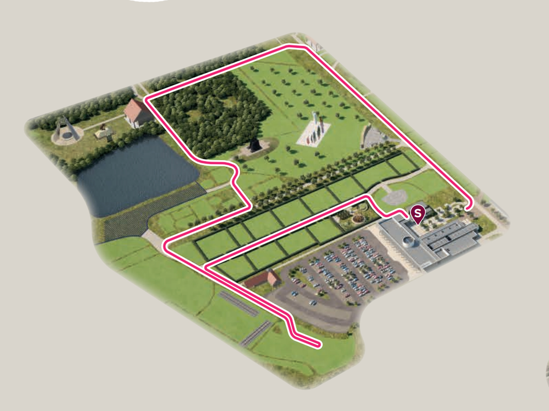 Guidebook Pink Route Map