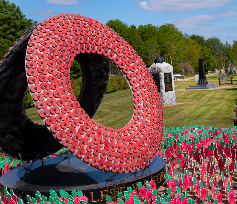 The Royal British Legion Poppy Memorial, National Memorial Arboretum