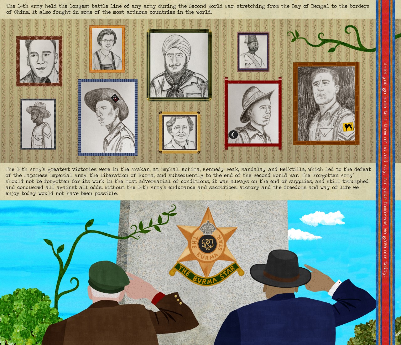 VJ Day Exhibition Tile 6