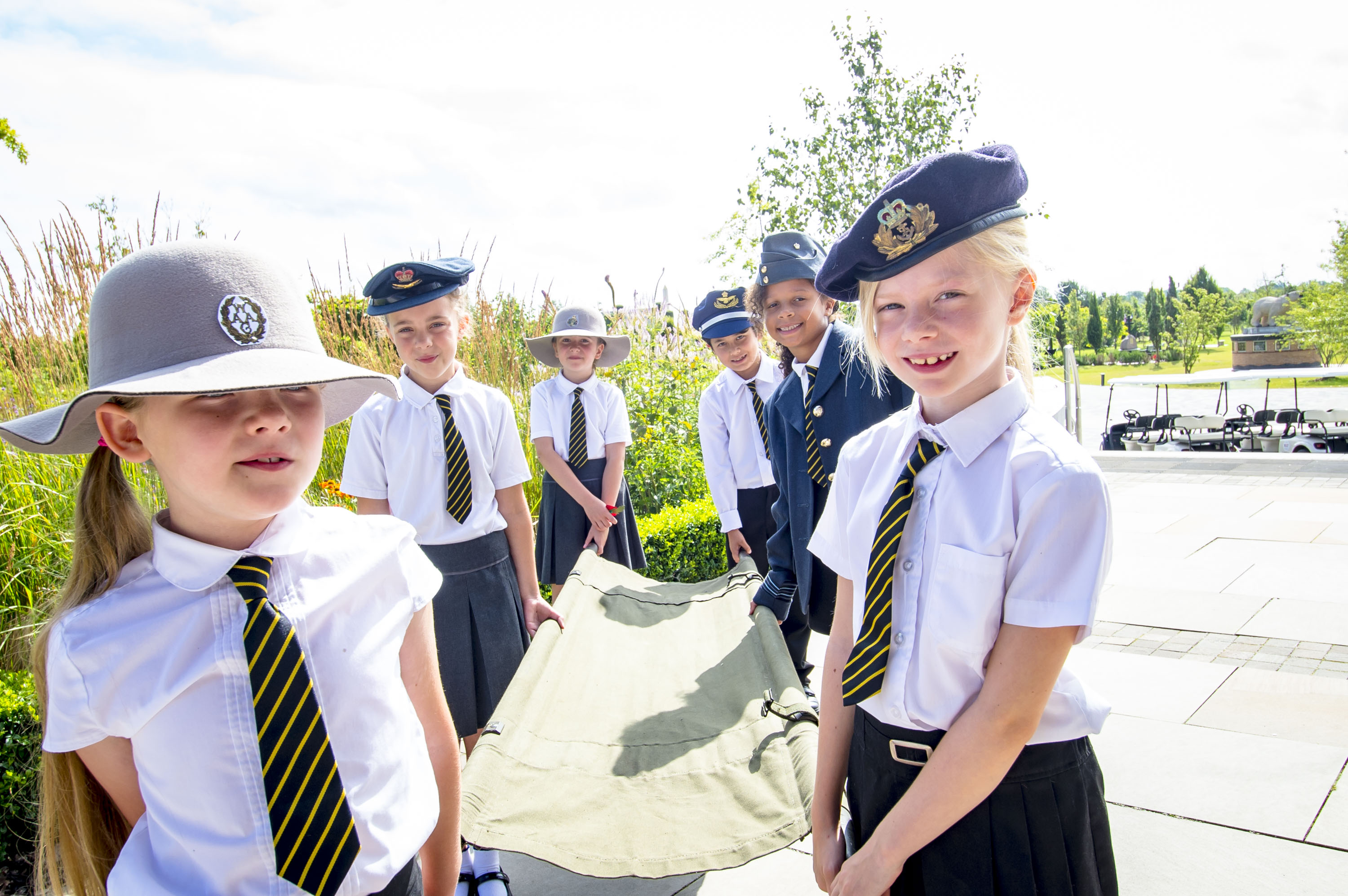 School Children on a trip at the National Memorial Arboretum