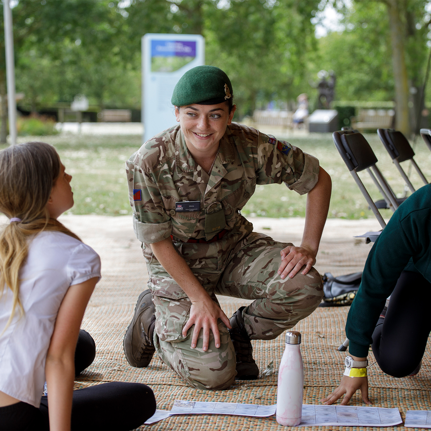 Armed Forces Personnel at Teaching Remembrance Day 2022