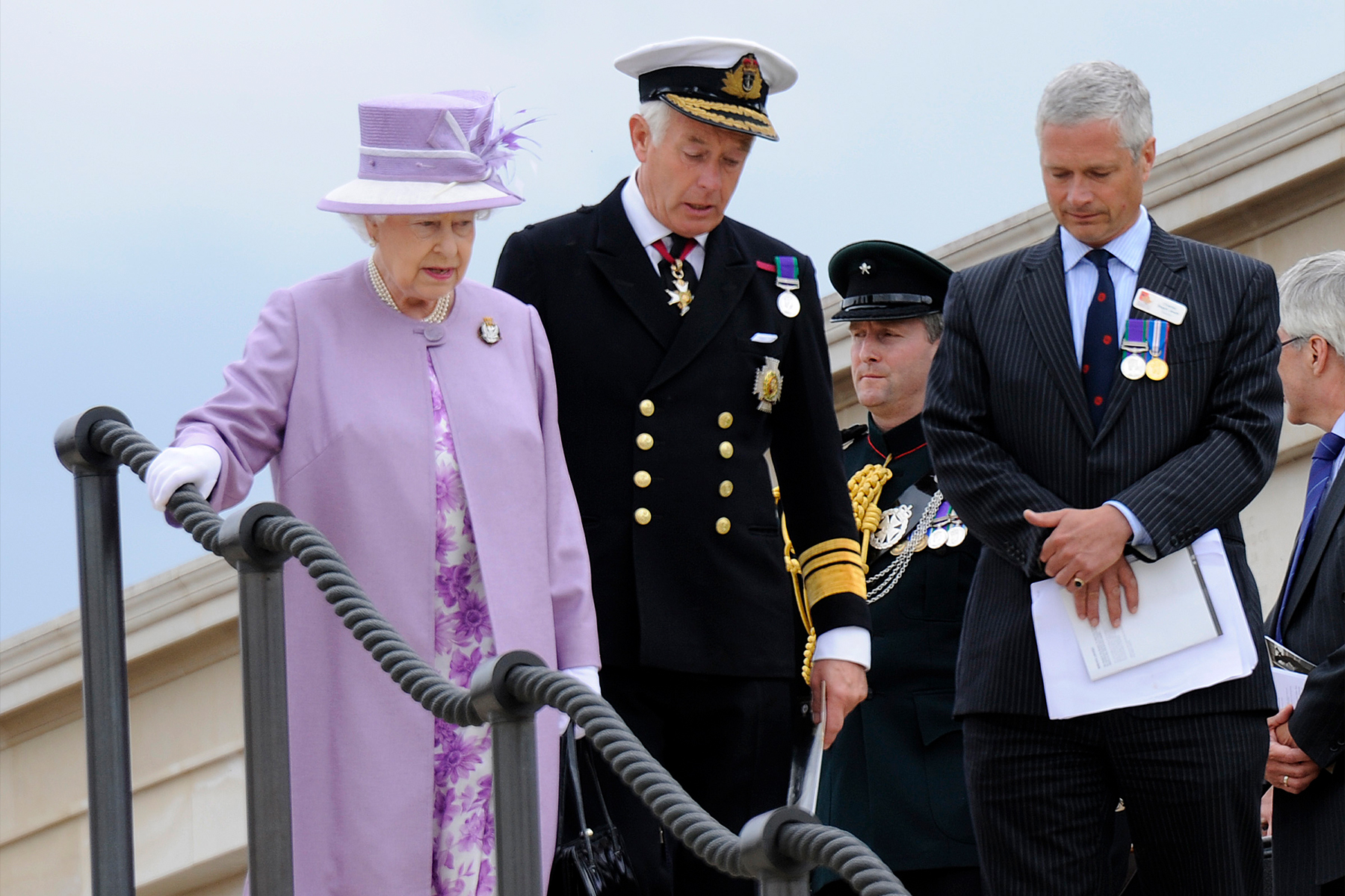 Her Late Majesty in 2011 at the 2010 Dedication of Names Ceremony