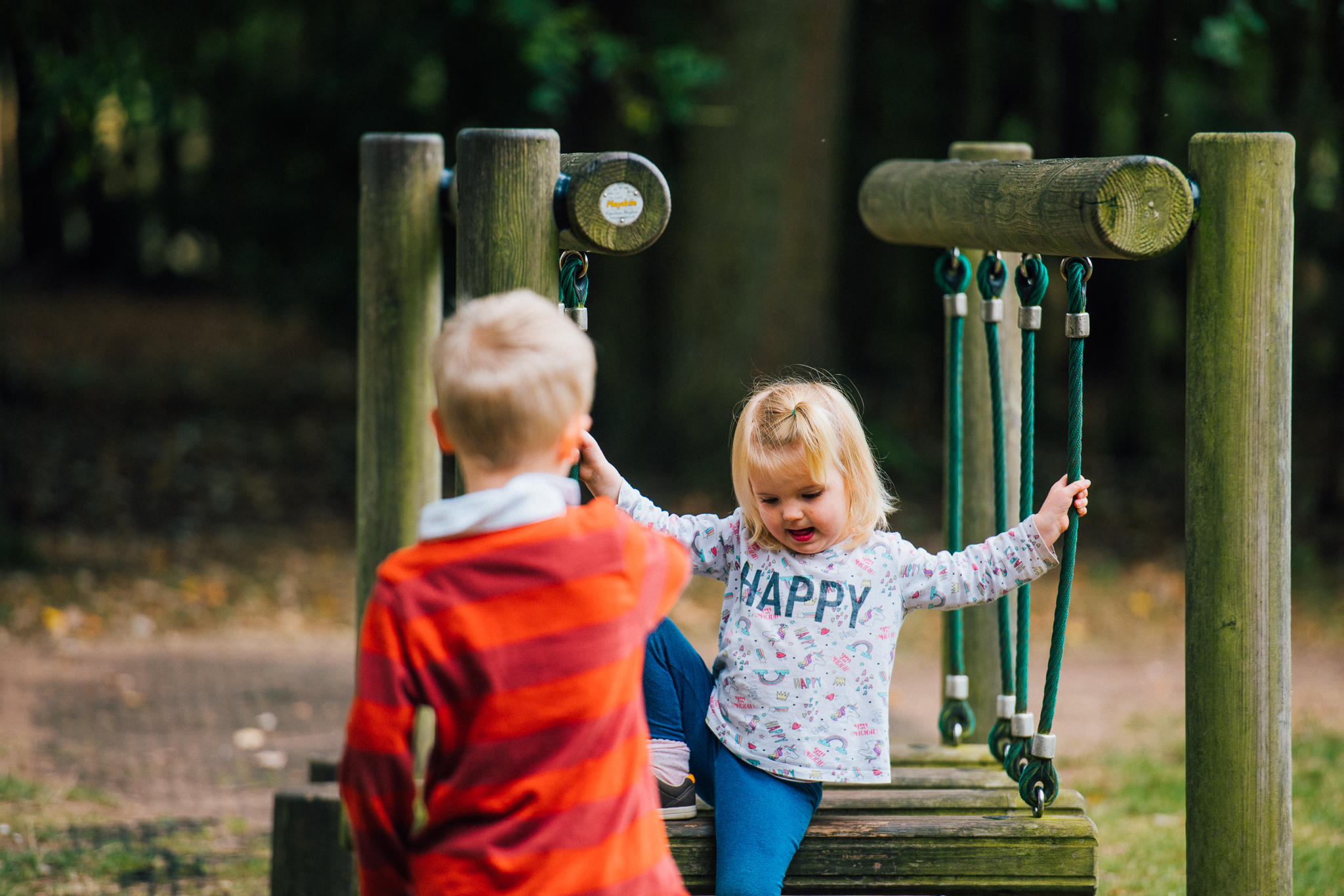 Children in the Outdoor Play Area