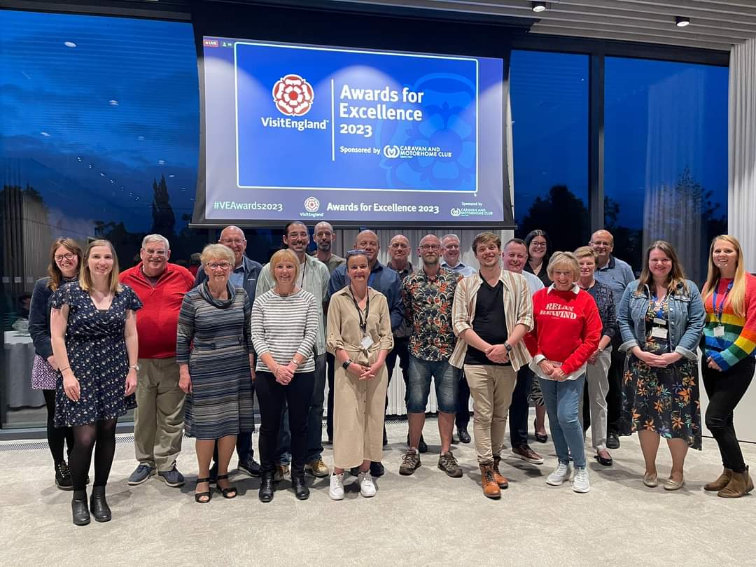 Members of the Arboretum team who deliver or support Aspects Operations who had gathered to watch the awards remotely